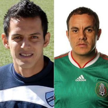 El boliviano Jhasmani Campos se parece al ídolo mexicano Cuauthémoc Blanco.