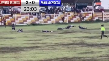 Un futbolista peruano muere al ser alcanzado por un rayo