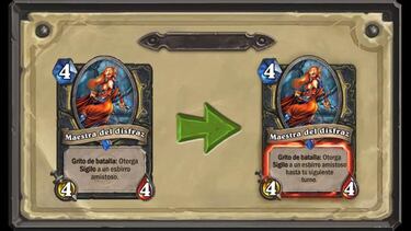 Estas son las cartas de Hearthstone que Blizzard ha modificado