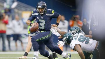 SEATTLE, WA - NOVEMBER 20: Quarterback Russell Wilson #3 of the Seattle Seahawks rushes against the Philadelphia Eagles at CenturyLink Field on November 20, 2016 in Seattle, Washington. Otto Greule Jr/Getty Images/AFP
== FOR NEWSPAPERS, INTERNET, TELCOS & TELEVISION USE ONLY ==