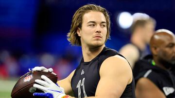 Kenny Pickett at the NFL Combine