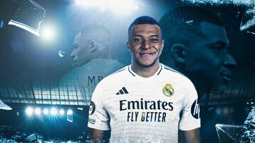 Montaje del Real Madrid con Mbappé.