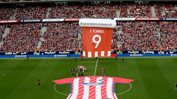 20/05/18 PARTIDO PRIMERA DIVISION
ATLETICO DE MADRID - EIBAR
DESPEDIDA HOMENAJE FERNANDO TORRES
CAMISETA GIGANTE