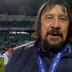 La frase de guerra del 'Mono' Burgos cada vez que gana un título: genio absoluto