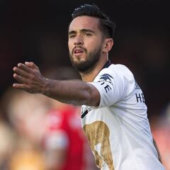 Luis Quintana cumplirá 100 partidos de Liga con los Pumas