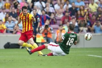 Segunda asistencia de Messi a Neymar que finaliza con el gol 2-0