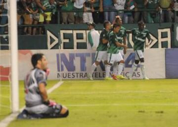 Deportivo Cali llegó al tercer lugar de la tabla de clasificación con 17 puntos. Junior quedó relegado en la decimotercera casilla con 10 unidades.