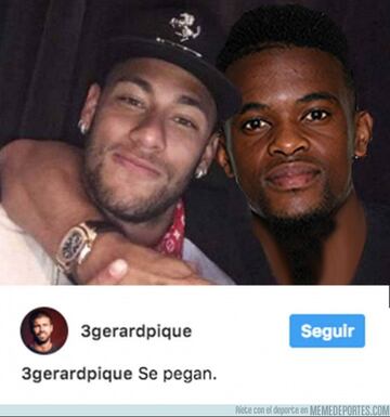 Los memes de la pelea de Neymar y Semedo