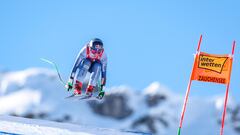 La italiana Sofia Goggia en el descenso en Altenmarkt-Zauchensee, Austria.