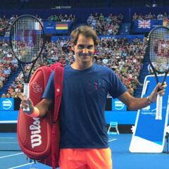 Locura por Roger Federer: ¡6.000 personas! en su entrenamiento