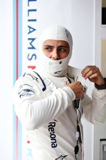 Felipe Massa en una de las paradas de la clasificación del GP de Australia.