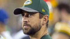 Aug 12, 2016; Green Bay, WI, USA;  Green Bay Packers quarterback Aaron Rodgers looks on from the sidelines during the third quarter against the Cleveland Browns at Lambeau Field. Mandatory Credit: Jeff Hanisch-USA TODAY Sports