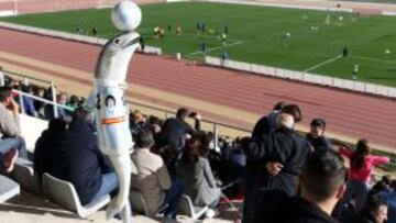 Entrenamiento de puertas abiertas del Málaga.