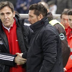 Simeone-Berizzo, encuentro de los técnicos una vuelta después