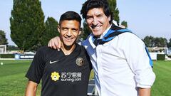 El especial encuentro de Alexis Sánchez y Zamorano en el Inter