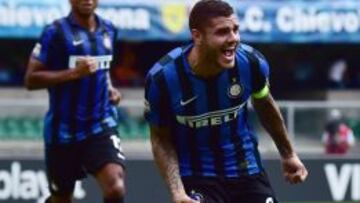 Icardi celebrando el gol