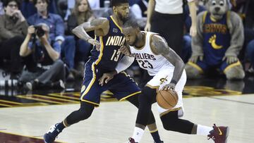 Paul George, uno de los que puede ver cambiar su futuro contrato en funci&oacute;n de las votaciones.