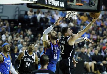 Te dejamos las mejores postales que dejó el primero de los dos partidos de NBA que se jugarán en el país. El Thunder visitó a los Nets en la Arena Ciudad de México.