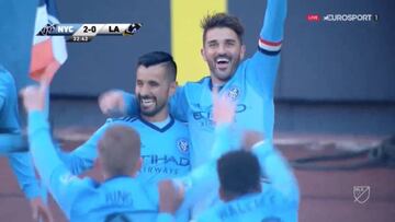 Villa ya está 'on fire': primer gol de la temporada con el NY City