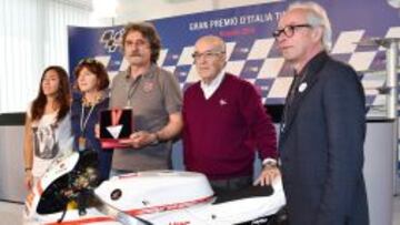 El acto en el circuio de Mugello. 