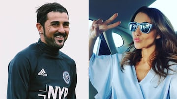 Imágenes de David Villa y Paula Echevarria