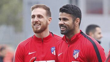 Oblak vuelve a los entrenamientos