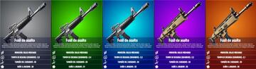 Todos los fusiles de asalto normales de Fortnite