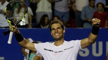 Rafa Nadal alcanza en Acapulco su segunda final consecutiva