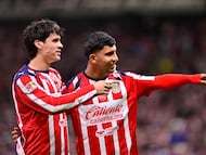 during the 15th round match between Guadalajara and Puebla as part of the Liga BBVA MX Varonil, Torneo Clausura 2026 at Akron Stadium, on April 18, 2026 in Guadalajara, Jalisco, Mexico.