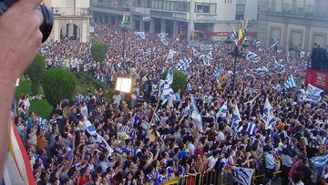 La afición del Recre jamás da la espalda a su equpo.