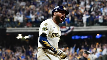 Milwaukee’s bullpen and three massive homers power them past the Cubs to even the National League Division Series at one game apiece.