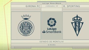 Resumen y gol del Girona vs. Sporting de LaLiga SmartBank
