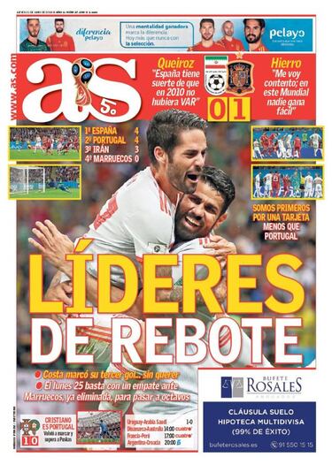 Partidos del Mundial de fútbol 2018 hoy, jueves 21 de junio