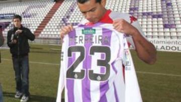<b>A LA ESPERA DE LA DECISIÓN. </b>William Ferreira se presentó en los primeros días de febrero y hoy sabrá si puede jugar con el Valladolid o se tiene que volver a Bolivia.