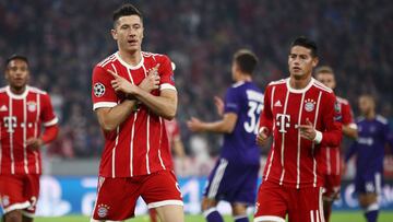 Sigue el minuto a minuto del Bayern Múnich vs Anderlecht, partido de la jornada 1 de la Champions, hoy 12 septiembre de 2017, a las 13:45 horas, en AS