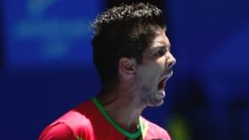 <b>RABIA. </b>Verdasco consiguió el pase en un partido igualadísimo.