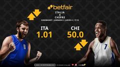 Italia vs. Chipre: horario, dónde ver, pronósticos y estadísticas