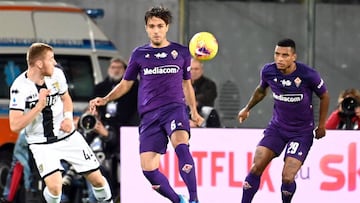 Erick Pulgar fue protagonista en empate de la Fiorentina