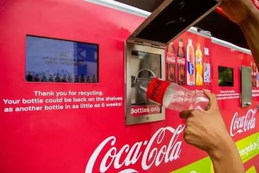Las nuevas máquinas expendedoras que Coca-Cola quiere implantar en México: te devuelven dinero por cada botella