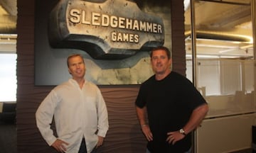 Michael Condrey y Glen Schofield, fundadores de Sledgehammer Games | Cr&eacute;ditos: Dean Takahashi (Venture Beat)