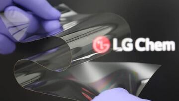 LG presenta una pantalla flexible que no se arruga