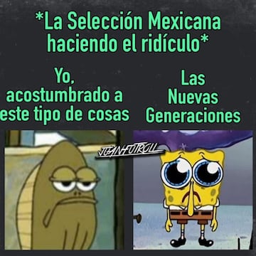 Los memes no perdonan a México tras ser goleado