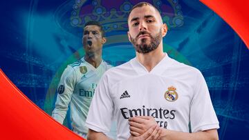 Karim Benzema sigue los pasos de Cristiano Ronaldo en el Real Madrid