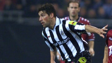 Fabián O'Neill durante su época de la Juventus en el año 2000.