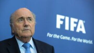 Blatter, presidente de la FIFA.