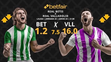 Real Betis Balompié vs. Real Valladolid: horario, dónde ver, pronósticos y clasificación