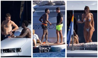 Las imágenes de Vinicius en Ibiza