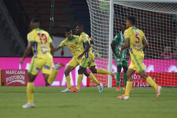 Nacional ganó con goles de Cepellini, Vladimir, Muñoz y Candelo. Los visitantes descontaron con Garcés.