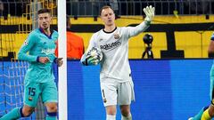 Ter Stegen saved a penalty as Barcelona held Dortmund 0-0 in the Champions League