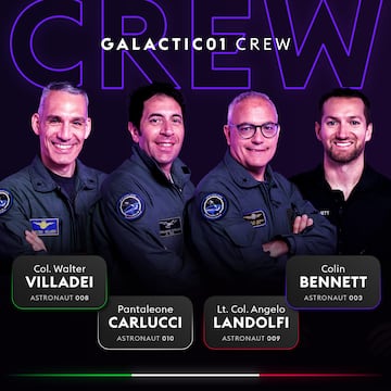 Galactic 01 crew / Twitter